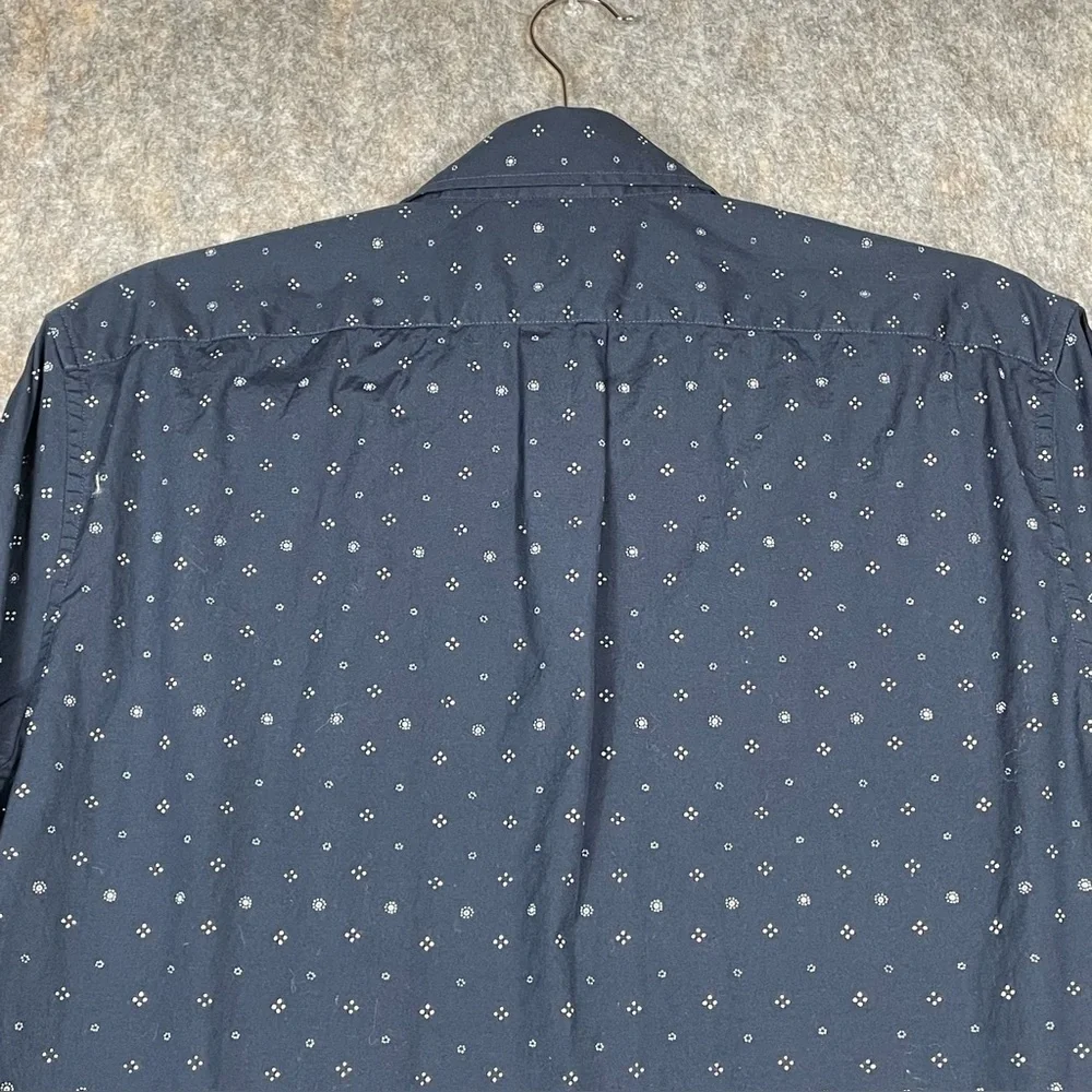 J Crew Secret Wash Organic Cotton Slim Stretch Button Down Work Casual Shirt  M
